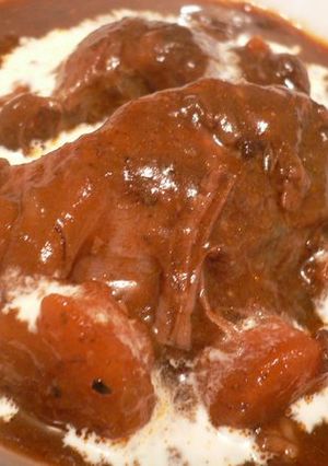 美味しんぼの牛すね肉の赤ワイン煮込み-レシピのメイン写真