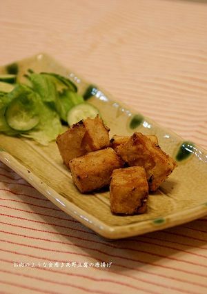 お肉のような食感♪高野豆腐の唐揚げ-レシピのメイン写真
