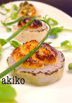 簡単、里芋のウニマヨ炙り☆材料は3つ！-レシピのメイン写真