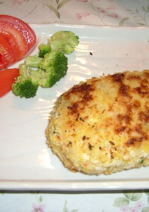 山芋と生鮭の焼きコロッケ-レシピのメイン写真