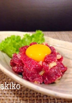 クジラの塩レモンユッケ-レシピのメイン写真