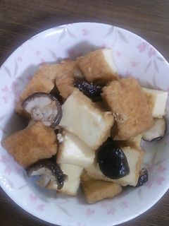 厚揚げと椎茸の煮物♪-レシピのメイン写真