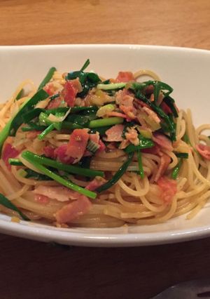ネギたっぷりパスタ-レシピのメイン写真