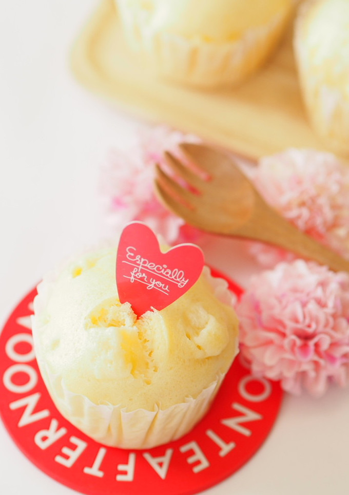 ♡ふわふわ♡我が家のりんご蒸しパン♡-レシピのメイン写真