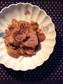 油揚げと豚肉の煮物-レシピのメイン写真