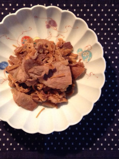 油揚げと豚肉の煮物-レシピのメイン写真