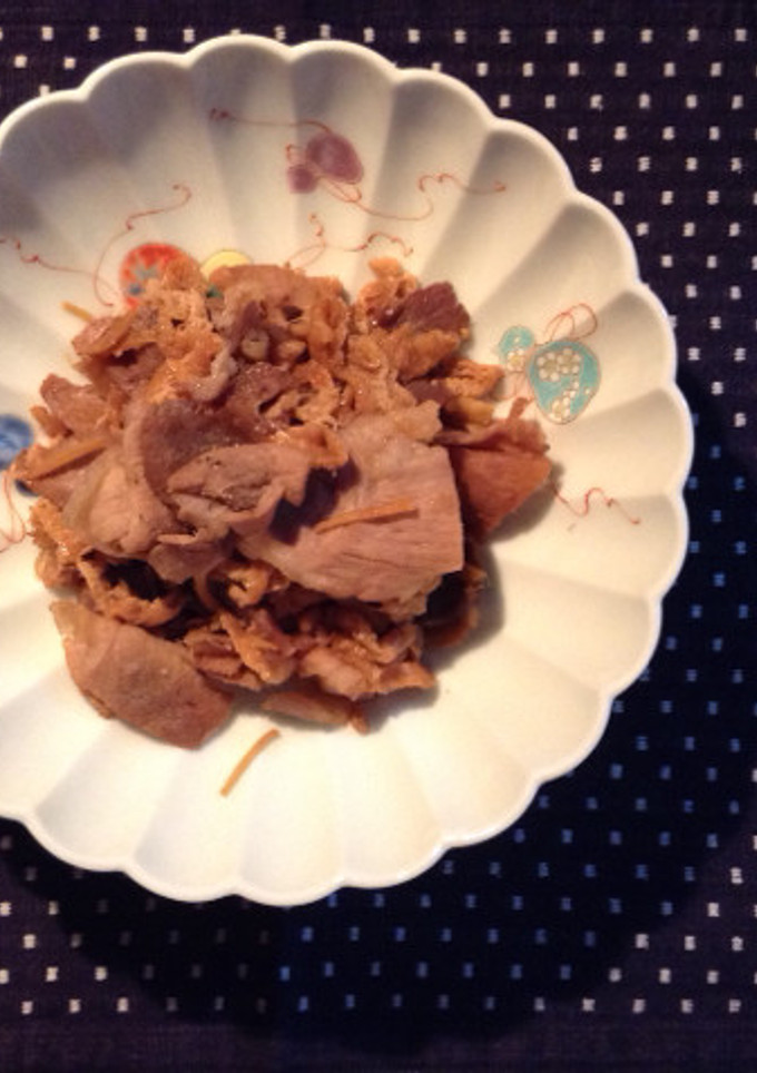 油揚げと豚肉の煮物-レシピのメイン写真