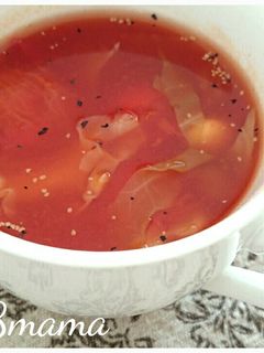 トマトたっぷりスープ-レシピのメイン写真