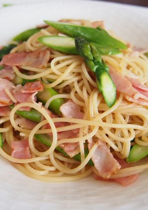 アスパラとベーコンの和風パスタ-レシピのメイン写真