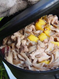 ダッチオーブンで秋の炊き込みご飯♫-レシピのメイン写真