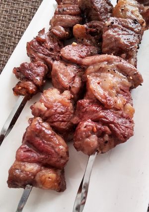 柔らかい♪お手軽シンプル旨い！牛肉串焼き-レシピのメイン写真
