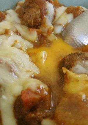 かくし卵が効いてる！焼きカレーうどん-レシピのメイン写真
