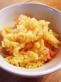 丸ごとトマトの炊き込みごはんサフラン風味-レシピのメイン写真