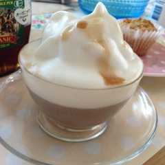 A picture of 穀物珈琲でカプチーノ風.
