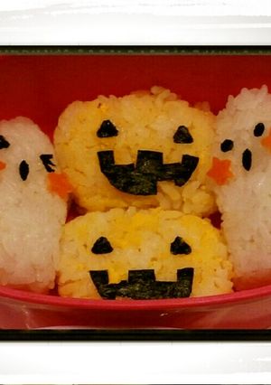 キャラ弁♡おにぎりでハロウィン♡-レシピのメイン写真