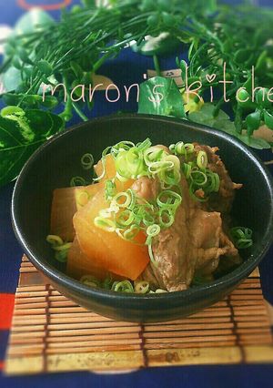 お鍋一つで簡単♡牛すじと大根の煮物-レシピのメイン写真