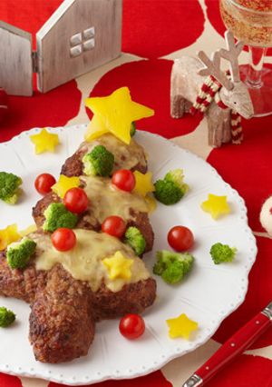 クリスマスツリーのミートローフ-レシピのメイン写真