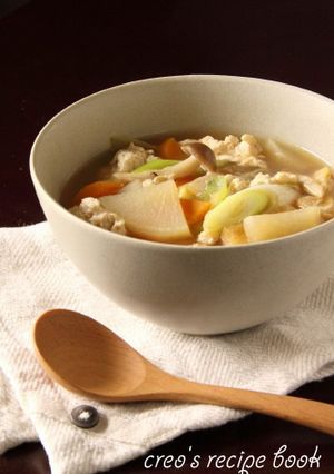 簡単！けんちん汁風スープ-レシピのメイン写真