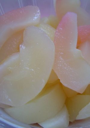レンジで簡単に　リンゴの甘煮＆ＭＯＲＥ！-レシピのメイン写真