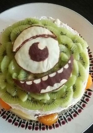 ＊マイクの誕生日キャラケーキ＊-レシピのメイン写真