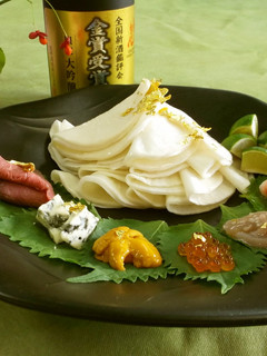 加賀野菜『源助大根』の昆布締め料理-レシピのメイン写真