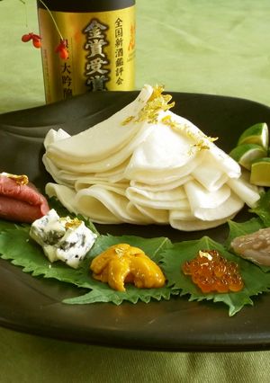 加賀野菜『源助大根』の昆布締め料理-レシピのメイン写真