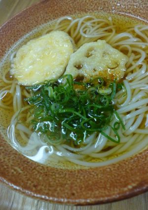 加賀野菜の天ぷらをのせたにゅうめん-レシピのメイン写真