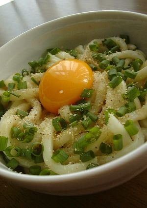 なんちゃって●讃岐釜玉うどん●-レシピのメイン写真