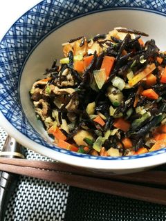 中華風ひじきの煮物-レシピのメイン写真