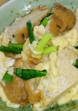 がんもどきの煮物リメイク親子丼風-レシピのメイン写真