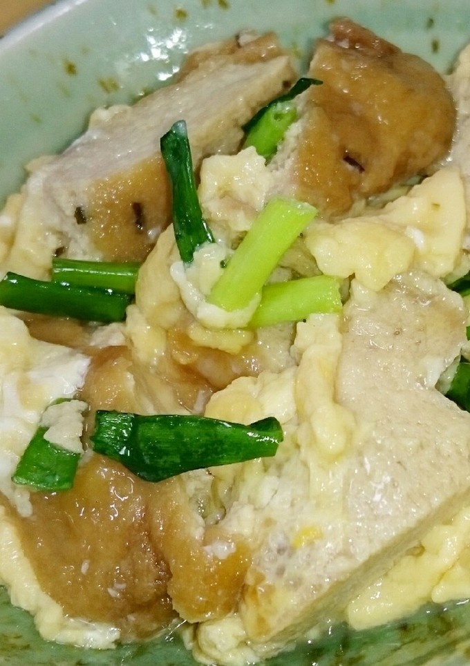 がんもどきの煮物リメイク親子丼風-レシピのメイン写真