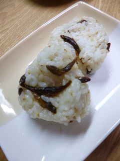 ごりの佃煮のおにぎり-レシピのメイン写真