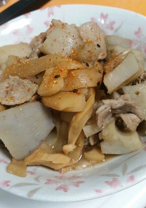 こっくり美味しいレンコンの炒め煮-レシピのメイン写真