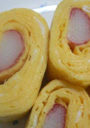 お弁当に☆かにかまたまご焼き-レシピのメイン写真