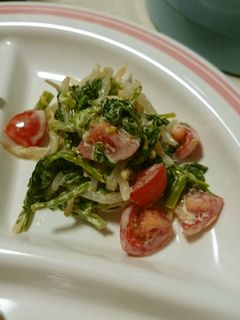 簡単副菜☆ほうれん草とトマトのマヨ和え-レシピのメイン写真