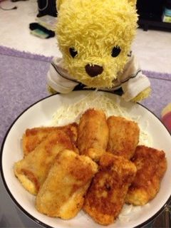 ヘルシー絶品肉巻き豆腐カツ-レシピのメイン写真