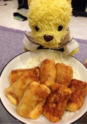 ヘルシー絶品肉巻き豆腐カツ-レシピのメイン写真