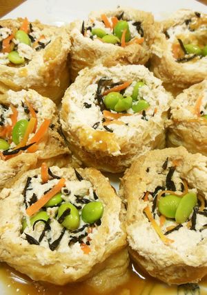 豆腐と油揚げで、もてなし料理-レシピのメイン写真