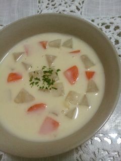 生姜であったか♥大根人参クリームスープ-レシピのメイン写真