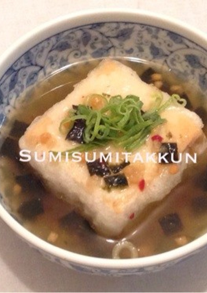お茶漬けの素で☆揚げ出し豆腐♪-レシピのメイン写真