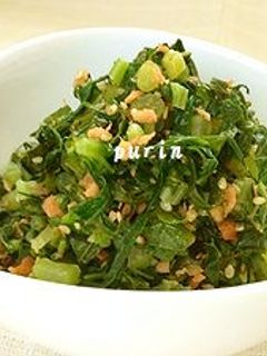 レンジで簡単♪大根の葉の鮭フレーク和え-レシピのメイン写真