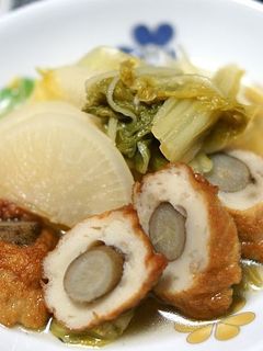 ごぼ天と白菜の炊いたん-レシピのメイン写真