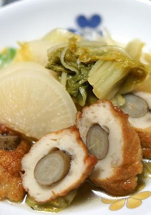 ごぼ天と白菜の炊いたん-レシピのメイン写真