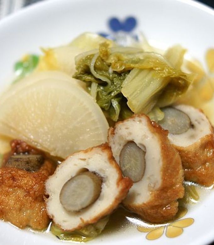 ごぼ天と白菜の炊いたん-レシピのメイン写真