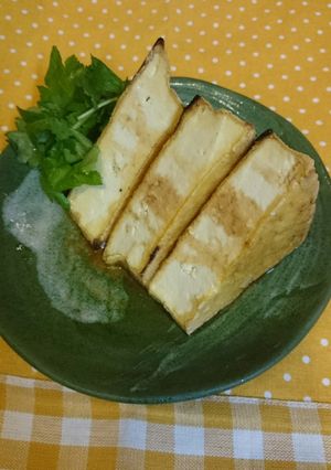 痩せる為にトースト風厚揚げ☆夜食・朝ご飯-レシピのメイン写真