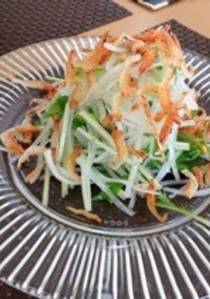水菜と大根のハリハリサラダ-レシピのメイン写真