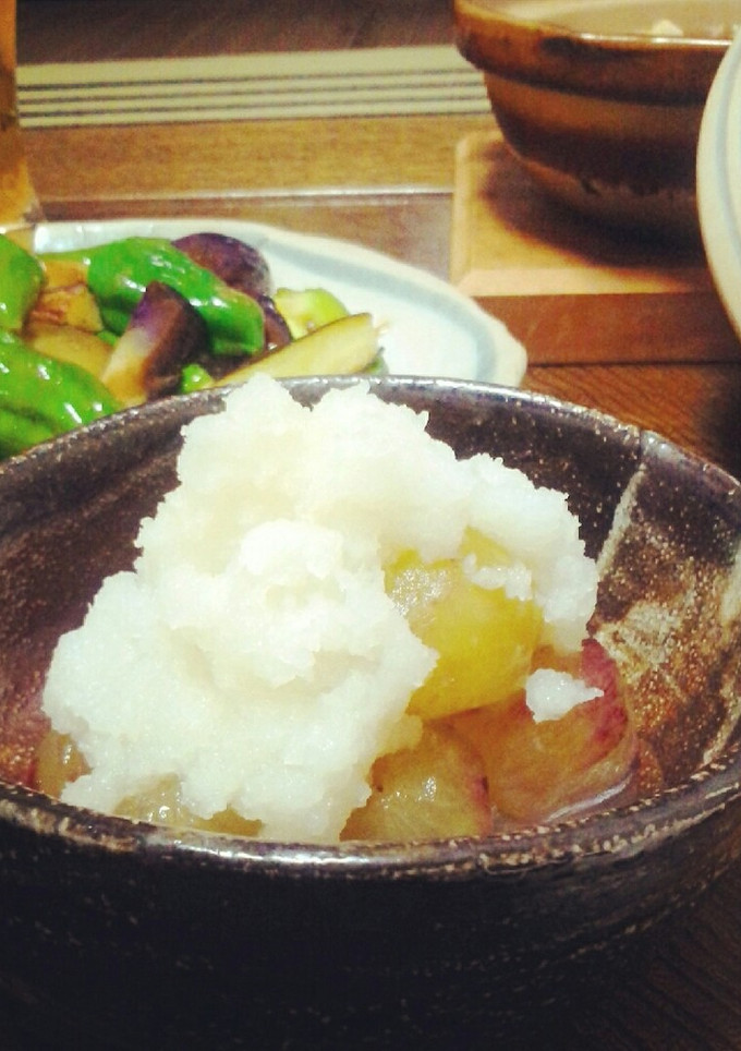 山梨の民宿の味！ぶどうのみぞれ和え-レシピのメイン写真