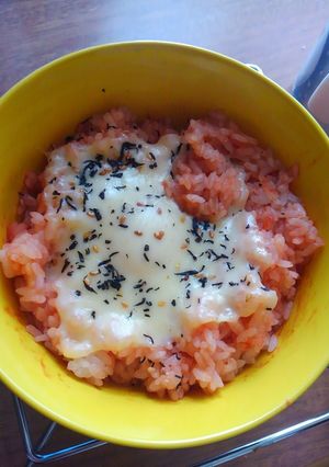 簡単チキンライス～チーズのせ～-レシピのメイン写真