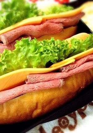 ローストビーフのサンドイッチ-レシピのメイン写真