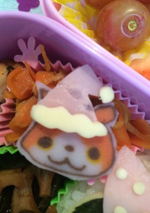 妖怪ウォッチ☆ジバニャン蒲鉾☆キャラ弁-レシピのメイン写真